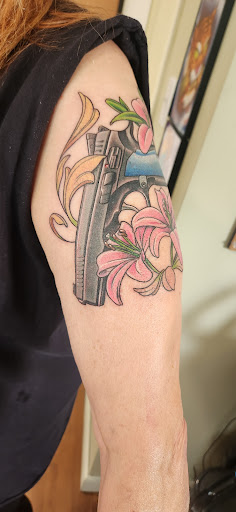 Explore neck tattoos ideas, creative tattoo ideas in Natrona Heights, available at Needles of Fury Tattoo