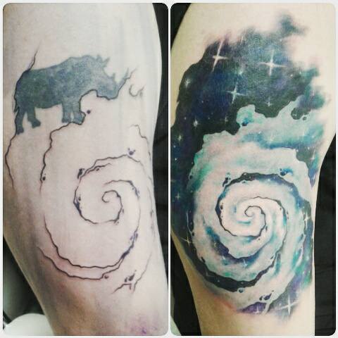 Explore silhouette tattoo ideas, creative tattoo ideas in Milan, available at Apocalyptic Ink Studio