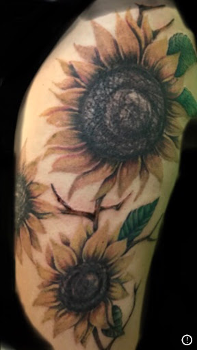 Explore 1/2 sleeve tattoo ideas, creative tattoo ideas in Sylacauga, available at Tattoos by Jason