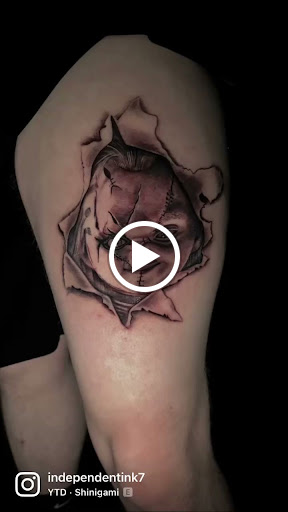 Explore fine line hand tattoo ideas, creative tattoo ideas in Silver City, available at Independent Ink Tattoo
