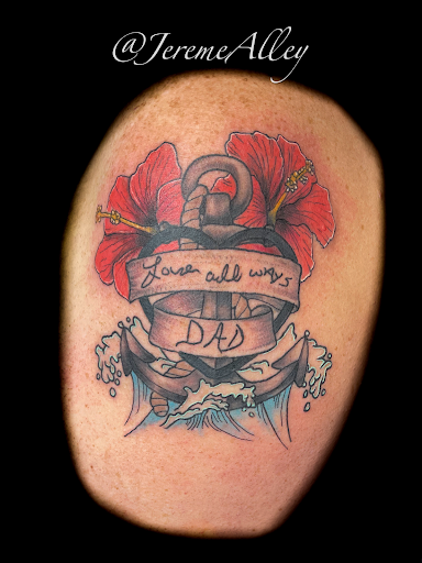 Explore tattoo ideas for hair stylist, creative tattoo ideas in Belmont, available at Phoenix Tattoo