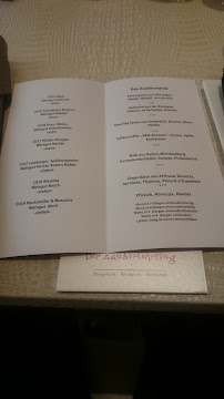 Restaurant Der Zauberlehrling à Stuttgart (la carte)