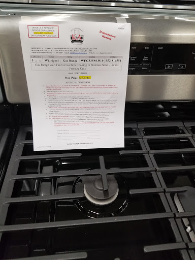 Used Appliance Store «K & A Appliance Inc», reviews and photos, 135 Independence Ct #103, Lancaster, PA 17601, USA