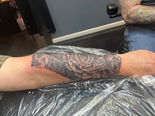 Explore stencil tattoo ideas, creative tattoo ideas in Ocala, available at City On The Hill Tattoo