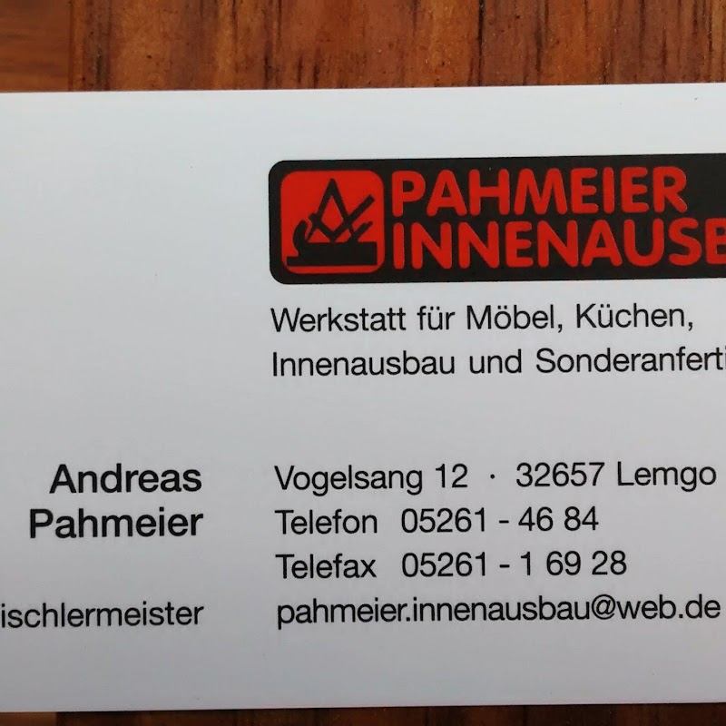Andreas Pahmeier Tischlerei und Innenausbau