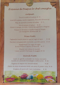 Menu / carte de Bagutto dal 1284 à Milan