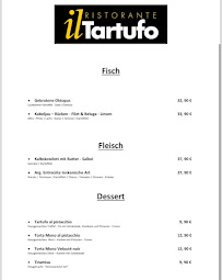 Menu du Ristorante il Tartufo - Köln à Cologne