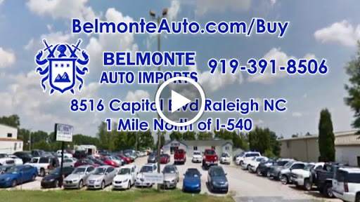 Used Car Dealer «Belmonte Auto Imports», reviews and photos, 8516 Capital Blvd, Raleigh, NC 27616, USA