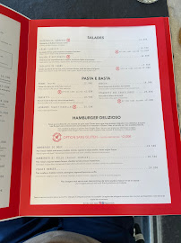 Restaurant italien GiGi Tavola à Nice (le menu)