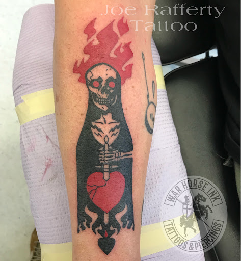 Explore knowledge tattoo ideas, creative tattoo ideas in Kent, available at War Horse Ink