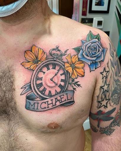 Explore bladder cancer tattoo ideas, creative tattoo ideas in Wappingers Falls, available at Graceland Tattoo