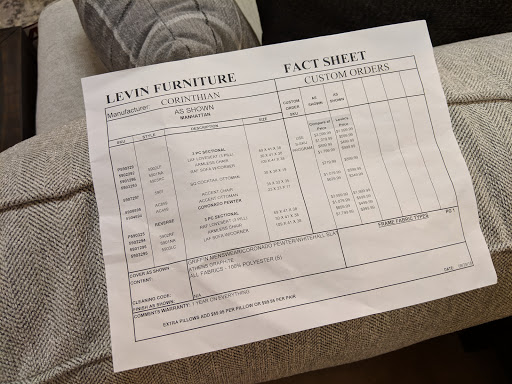 Furniture Store «Levin Furniture», reviews and photos, 3742 Brookwall Dr #20, Akron, OH 44333, USA