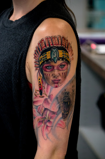 Tattoo Shop «Ancient Art Tattoo Studio», reviews and photos, 2601 W Mercury Blvd, Hampton, VA 23666, USA