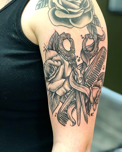 Explore vine tattoo ideas, creative tattoo ideas in Batavia, available at The Pretty Pin-Up Tattoo Parlor