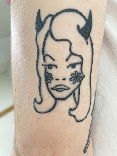 Explore wrist name tattoo ideas, creative tattoo ideas in Philadelphia, available at The Dahlia Collective