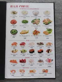 Restaurant japonais Ikoma à Bièvres (la carte)