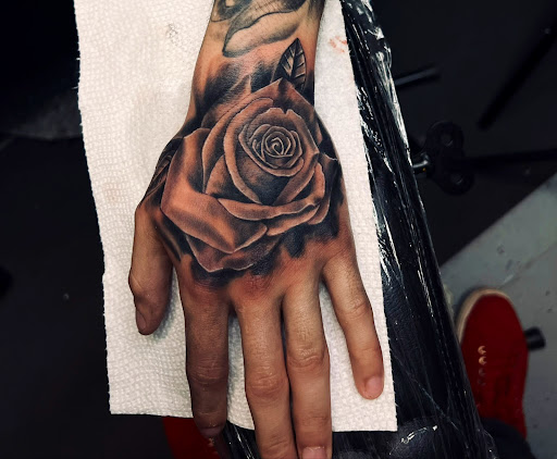 Explore butterfly and flower tattoo ideas, creative tattoo ideas in Mcallen, available at House of Tattoos