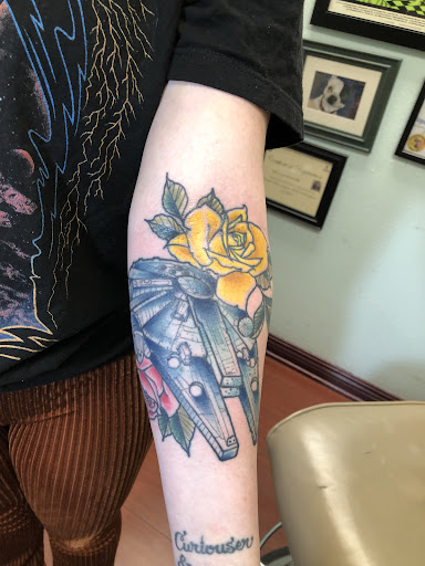 Explore flower wrist tattoo ideas, creative tattoo ideas in Northridge, available at Kathouse Inc. Tattoo