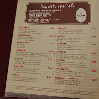 Carte du Ristorante Pizzeria O' Sole Mio à Cavallino-Treporti