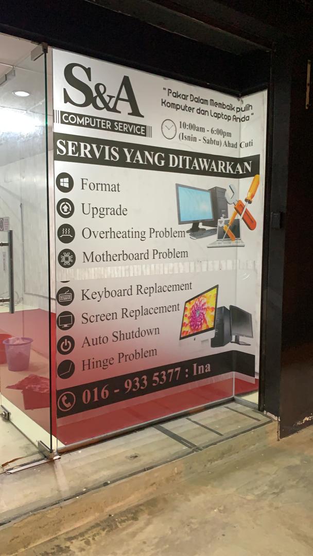 S&A COMPUTER SERVICE
