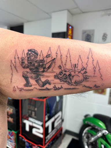 Explore booty cheek tattoo ideas, creative tattoo ideas in Orland, available at K1LL3R ARTW0RK