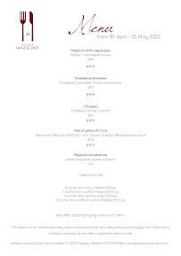 Heine's Wine & Dine à Baden-Baden menu