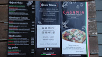 Carte du Pizzeria Casamia à Betton