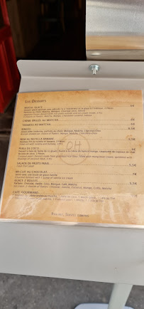 Oh Restaurant à Aix-en-Provence menu