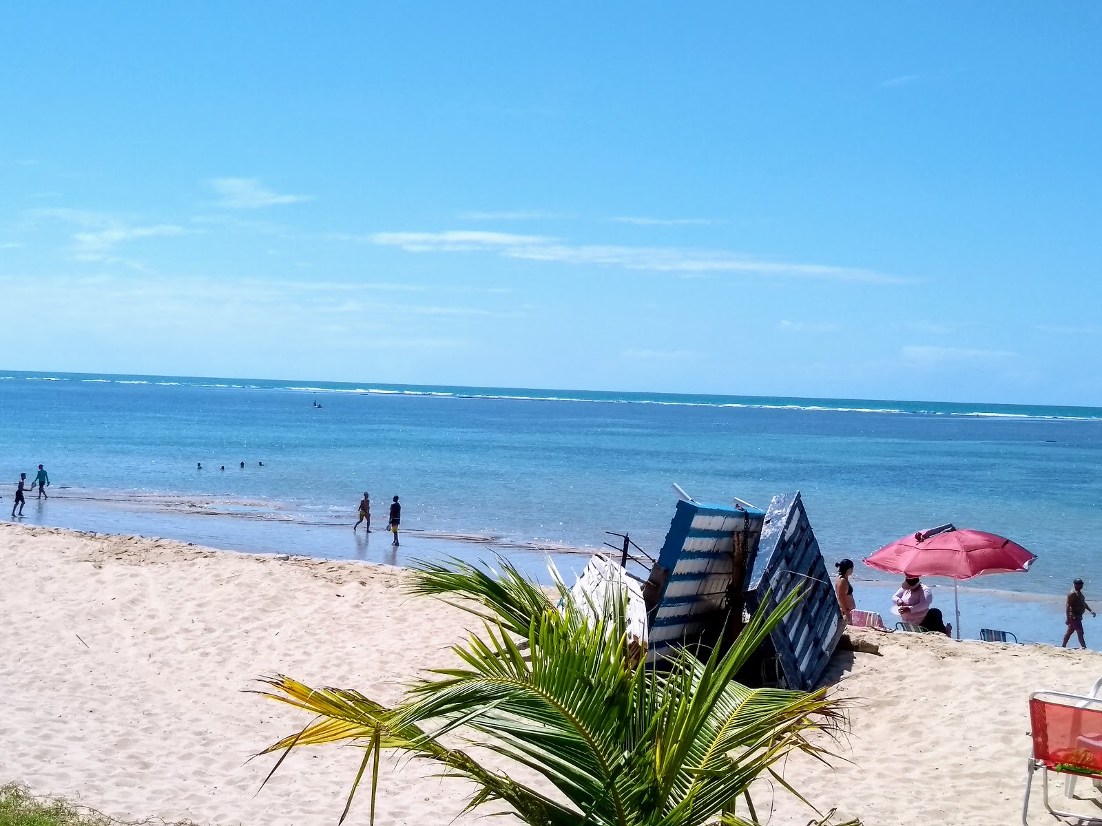 Foto van Praia de Candeias II met turquoise puur water oppervlakte