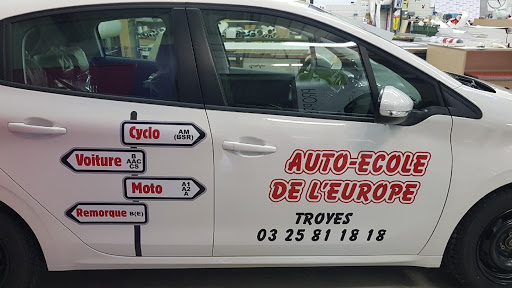 École de conduite De L'europe à Troyes, Aube