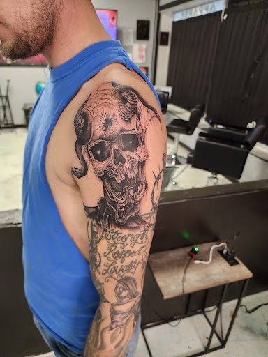 Explore womens shoulder tattoo ideas, creative tattoo ideas in Loogootee, available at The Inkspot Tattoo Shop LLC