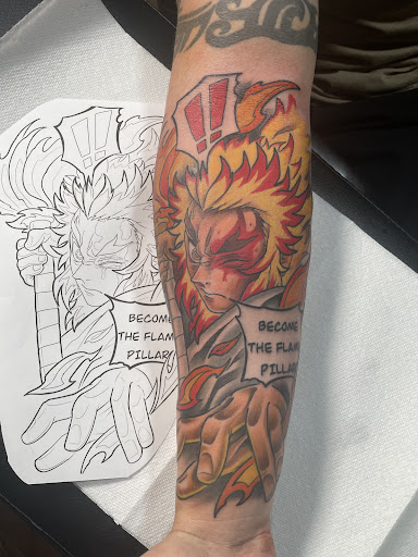 Explore tattoo sleeve ideas color, creative tattoo ideas in Lake Villa, available at Eternal Tiger Tattoo