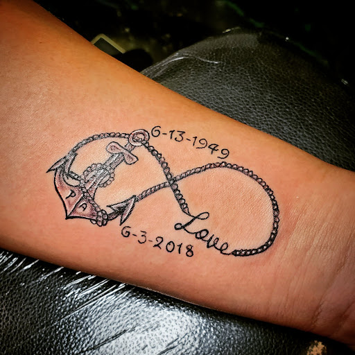 Explore forever and always tattoo ideas, creative tattoo ideas in Redding, available at Caddy Daddys