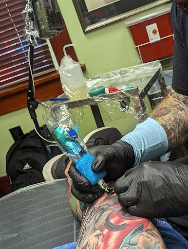 Explore muscle tattoo ideas, creative tattoo ideas in San Diego, available at Bearcat Tattoo Gallery