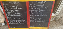 Carte du Al Reparō Restaurant à Banyuls-sur-Mer