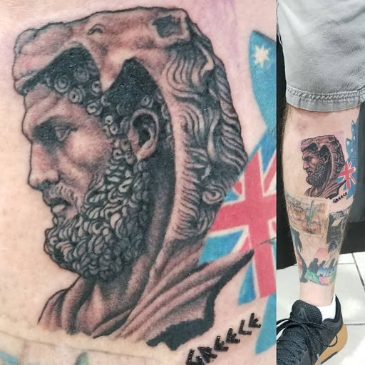 Explore vertical tattoo ideas, creative tattoo ideas in Franklin Park, available at Atmosphere Tattoo Gallery - Franklin Park