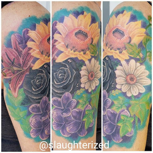 Find best men tattoo ideas for your next unique tattoo in Ocoee at Slaughterized Ink Tattoo and Piercing Studio