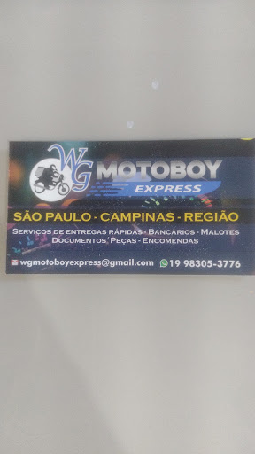 Logo da empresa - WG motoboy express