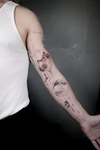 Explore back tattoos ideas, creative tattoo ideas in Los Angeles, available at Ethos Art Haus Tattoo