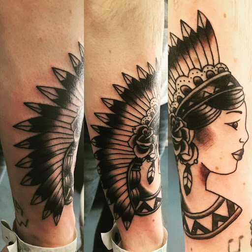 Explore linework tattoos ideas, creative tattoo ideas in Muncie, available at The Tattoo Studio