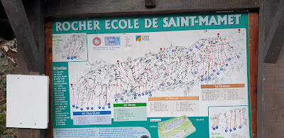 Falaise école escalade saint mamet à Saint-Mamet