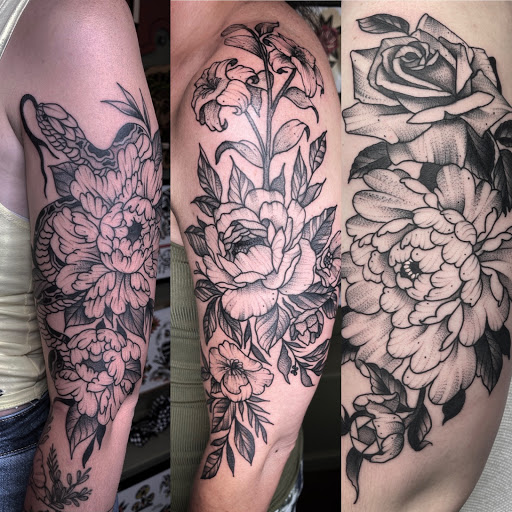 Explore small cross tattoo ideas, creative tattoo ideas in Johnson City, available at Gold Cross Tattoo Co.