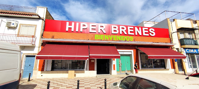 HIPER BRENES España, Sevilla, Brenes, Av. Villaverde, HIPER BRENES邮政编码: 41310