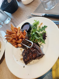 Faux-filet du Restaurant français Restaurant Les Tamaris à Andernos-les-Bains - n°13