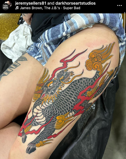 Explore pacific northwest tattoo ideas, creative tattoo ideas in Hinesville, available at Dark Horse Art Studios