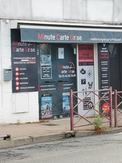 Minute Carte Grise - Point Relais La Redoute Aytré