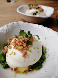 Burrata du Restaurant gastronomique RESTAURANT ERH à Paris - n°13