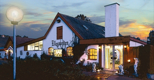 Restaurant Ellegården in Hillerød, Roskilde