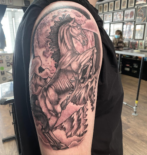 Explore long sleeve tattoo ideas, creative tattoo ideas in Broomfield, available at Ink & Art Collective