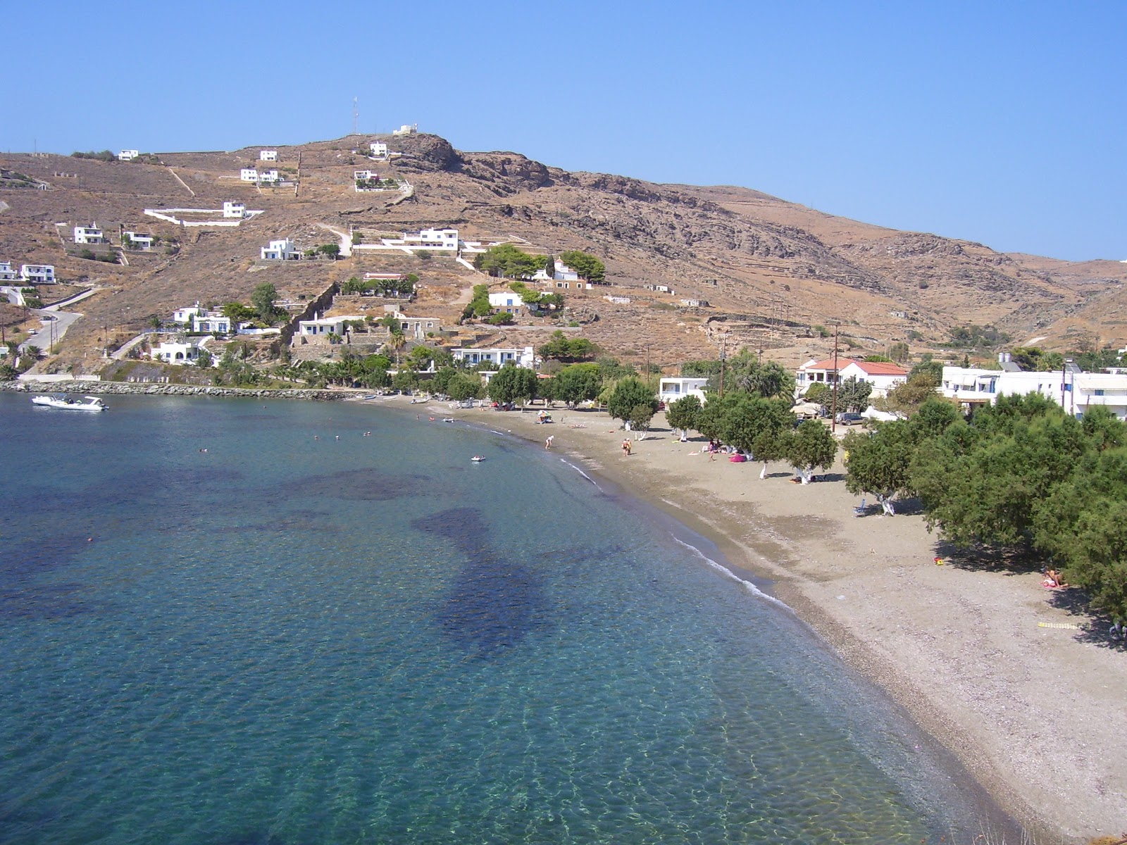 Paralia Ag. Dimitrios'in fotoğrafı çakıl ile kum yüzey ile